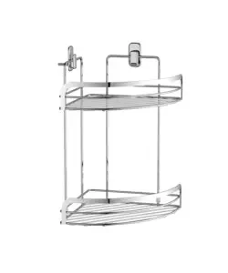 Subito Disponibile Mensola ad angolo per doccia idro-bric "compact" 2 ripiani